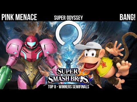 Super Odyssey - Pink Menace (Samus) Vs. BANG! (Diddy Kong) - Top 8 - Winners Semifinals