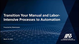 Transition to automation webinar - EN