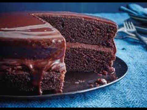 Eggless Chocolate Cake ** No Oven Used **