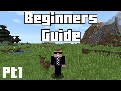 Minecraft Beginners Guide - Part 1 - Tools, Weapons, Food and Surviving