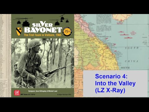 GMT's Silver Bayonet Scenario 4, Turn 1 Playthrough