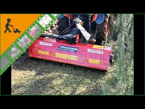 Trincia leggero a trattore Ceccato Trincione 290 ad attacco fisso: vediamolo in azione