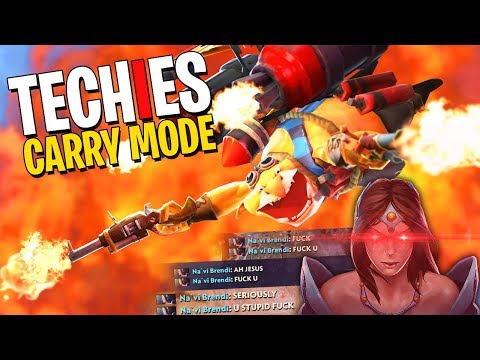 When the Hard Support Techies Goes CARRY! - DotA 2