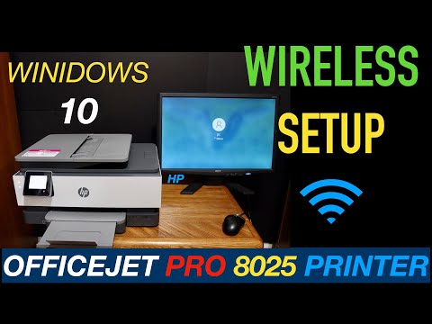 Thumbnail for HP OfficeJet Pro 8025 SetUp Windows 10 Laptop, PC or Computer