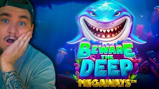 BIG WIN ON BEWARE THE DEEP ONLINE SLOT (GENIEJACKPOT casino)