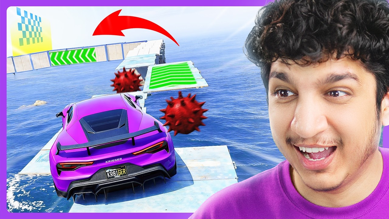 ONLY PROS CAN COMPLETE THIS IMPOSSIBLE PARKOUR RACE IN GTA 5 | Potato