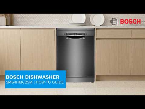 Bosch SMS4HMC25M Dishwasher Complete Guide | How to Load, Start & Choose Programs