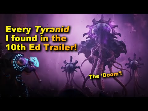 EVERY New Tyranid I found in the 10th Edition Warhammer Trailer