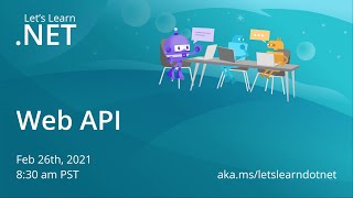 Let's Learn .NET: Web APIs live event