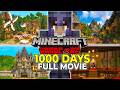 I Survived 1000 Days In HARDCORE Minecraft Full Movie