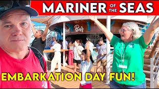 Mariner of the Seas Embarkation Day! An Unforgettable 7 Year Olds Birthday. This Girl is Excited.