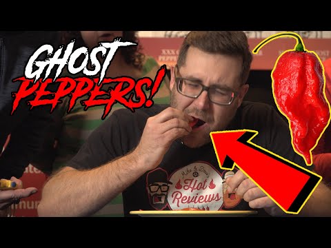 MOST GHOST PEPPERS EATEN in ONE MINUTE! GUINNESS WORLD RECORD! OFFICIAL RECORD! BHUT JOLOKIA CHILIS!