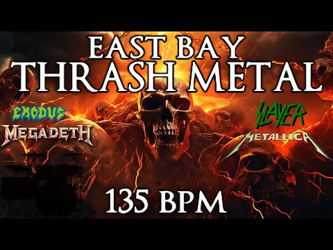 🥁Thrash Metal Style Drum Track - 135 BPM (FREE HQ WAV DOWNLOAD)
