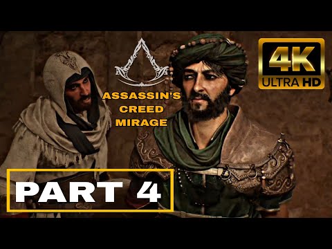 ASSASSIN'S CREED MIRAGE PS4 Gameplay Walkthrough Part 4 FULL GAME - No Commentary