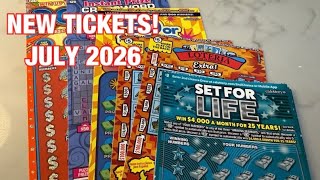 Brand New July 2026 Tickets‼️California Lottery Scratchers🤞🍀🍀🍀
