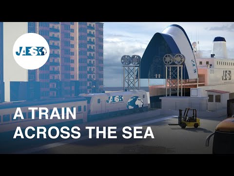 A TRAIN ACROSS THE SEA - One of the coolest experiences in transportation