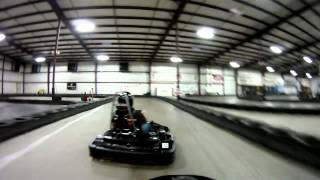 preview picture of video 'Go Karting Helmet Cam - Rush Hour Karting - Garner, NC - 4/20/2012 - GoPro HD Hero 960'