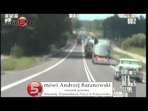 Krajowa ósemka k/Augustowa i jazda Litwina...