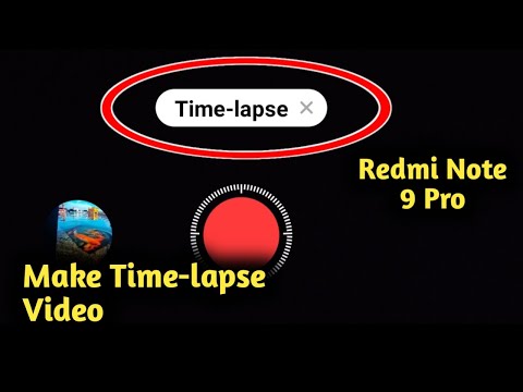 How to Make Time lapse Video in Redmi Note 9 Pro