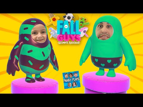 Jogando Fall Guys pela Primeira vez no PS4 - Family Plays