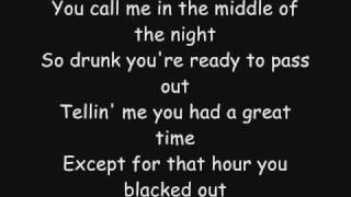 Plain White T&#39;s  Please Don&#39;t Do This  Lyrics