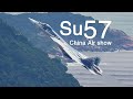 Russia Su 57 Cobra Maneuver China Air Show Many Maneuvers