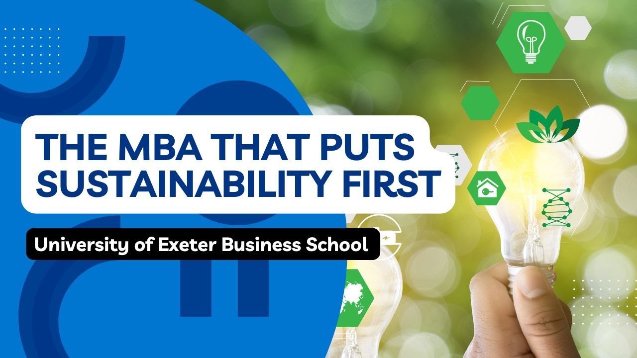 The MBA That Puts Sustainability First