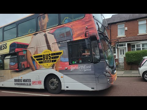 GNE 52 to Gateshead - Go North East 6156 - LJ62 KXX