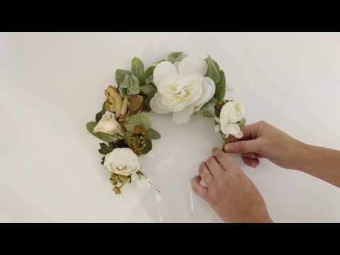 DIY Floral Crown Headband