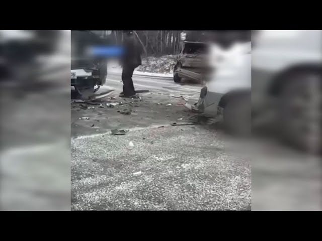 В Иркутском районе пассажирский автобус попал в ДТП