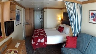 Disney Cruise Line Stateroom 9640 Room Tour on the Disney Dream - Includes Verandah View