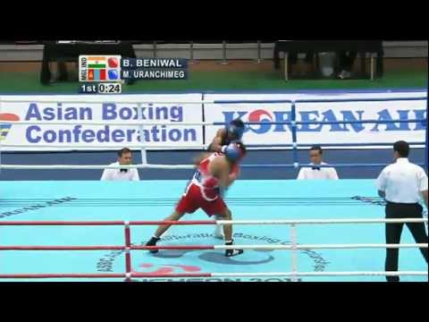 Light Welterweight Semi Finals 2 (Session 1) - ASBC Asian Champs 2011