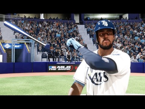 MLB 14 The Show Road to the Show PS4 - Bridges Flips Bat TWICE! No Doubt Homers