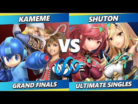 Wave 4 GRAND FINALS - Kameme (Sora, Sheik, Mega Man) Vs. Shuton (Pyra Mythra) Smash Ultimate - SSBU