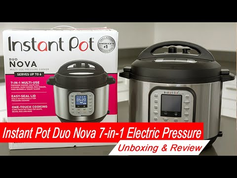 Instant Pot Duo Nova 7-in-1 Electric Pressure Cooker...