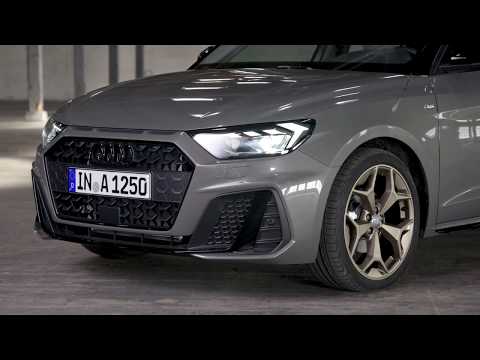 The new Audi A1 Sportback Exterior Design in Chronos grey