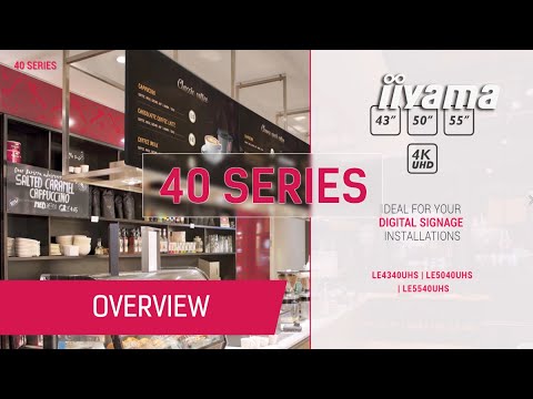 iiyama ProLite LE3240S-B2 Signage Display 80 cm (31,5 Zoll) video preview