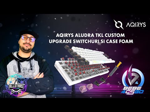 🔴LIVE ⭐allStars Network ⭐ CREATIE ! ALUDRA TKL CUSTOM (SWITCHURI, STABILIZATOARE, CASE FOAM)