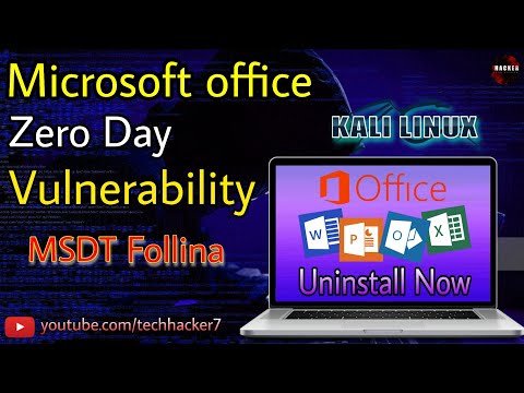 Microsoft Office Zero-Day Vulnerability | Follina | CVE-2022-30910 | Support Diagnostic Tool Exploit