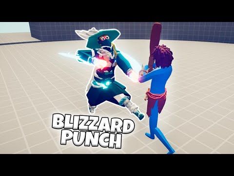 BLIZZARD PUNCH 1 VS 1 EVERY UNIT | TABS MODDED GAMEPLAY