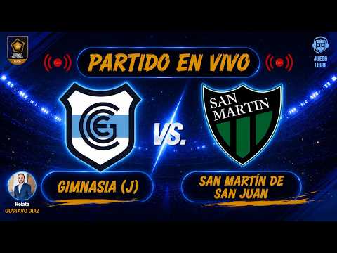 ​🔴 ​​SAN MARTÍN de SAN JUAN afronta una prueba exigente ante GIMNASIA en JUJUY | PRIMERA NACIONAL