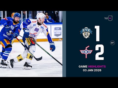 EV Zug vs. EHC Kloten - Game Highlights