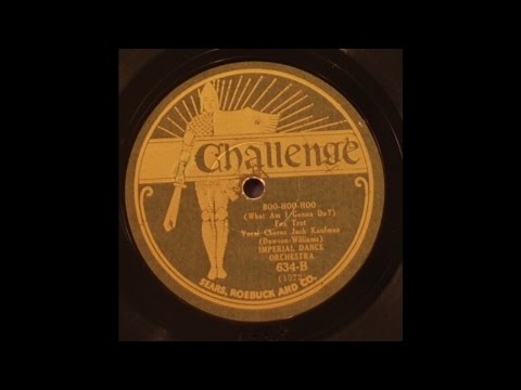 Imperial Dance Orchestra - Boo Hoo Hoo (What Am I Going To Do) - 1928 Dance Band Pop-Jazz on Challen
