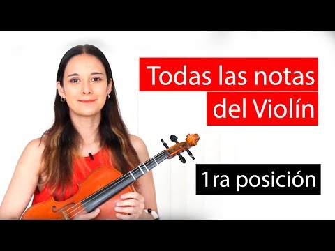 All notes of the Violin / 1st position