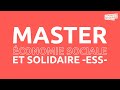 Master Économie sociale et solidaire - ESS (version longue)