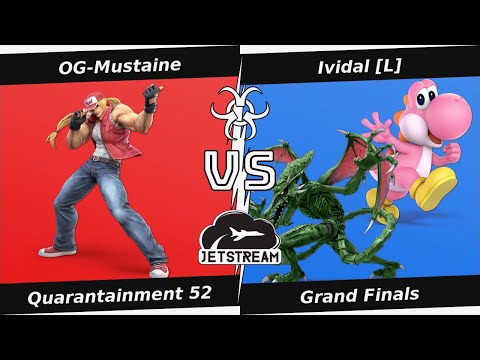 Quarantainment 52 Grand Finals - OG-Mustaine (Terry) Vs. Ividal [L] (Yoshi, Ridley) Smash Ultimate -