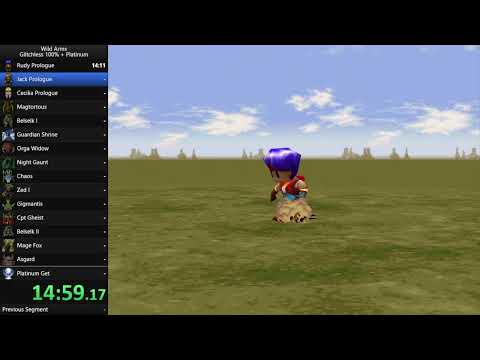 Wild Arms PS4 100% + Platinum Glitchless Speedy Playthrough 11:00:37 RTA