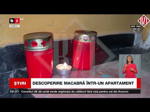 DESCOPERIRE MACABRĂ ÎNTR-UN APARTAMENT LA IAȘI_Știri B1_10 martie 2023