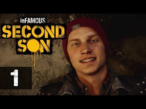 Infamous Second Son Walkthrough Part 1 - A Hero's Born FACECAM Lets Play / Infamous