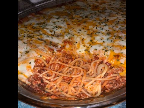 How To Cook: Baked Spaghetti (Million Dollar Spaghetti Recipe)